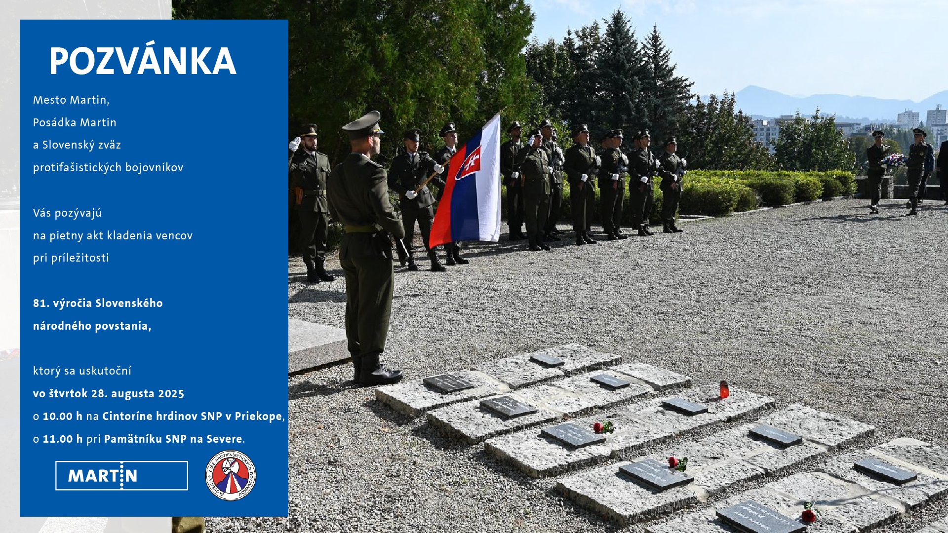 81 výročie SNP Martin
